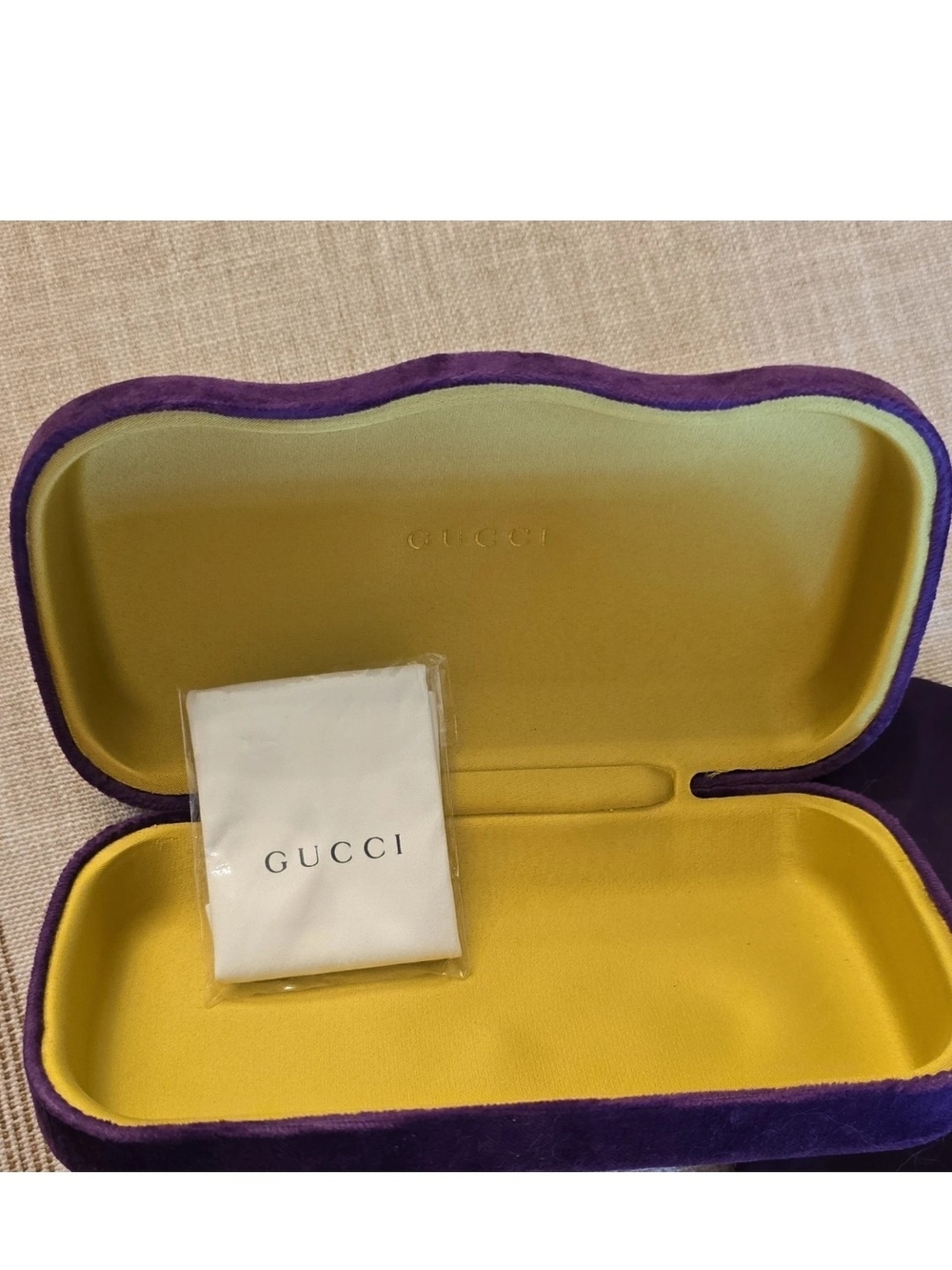 Gucci Amber Brown Oversized Oval Sunglasses - Picture 3 of 4
